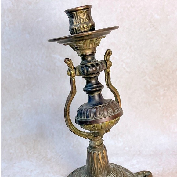 Antique Brass Ship Sconce - Picture 5 of 8